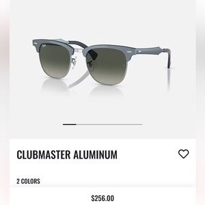 Ray-Ban Clubmaster Aluminum Sunglasses in Gray
